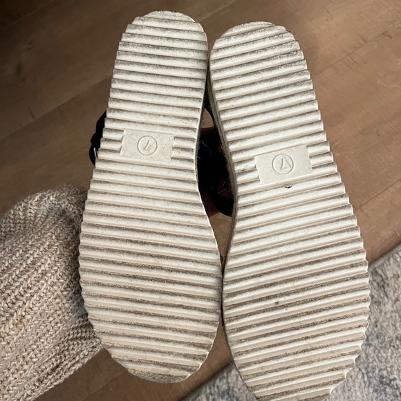 Black Espadrille Sandals - Picture 3 of 3